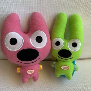 Hoops and Yo-yo RARE talking knapsack dolls NWT